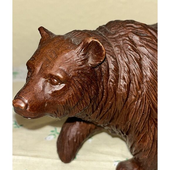 2 Red Mill Bear Sculpture Figurines Brown Grizzle Cabin Decor 7.5" 4" READ - Picture 7 of 13